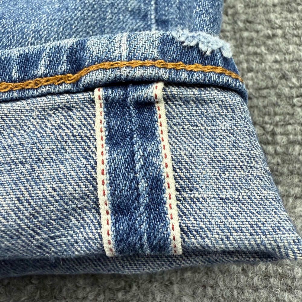 Revtown Jeans Men 32x30 (Fit 33x28) Tapered Selvedge Decade Denim Cotton Linen - Picture 2 of 15